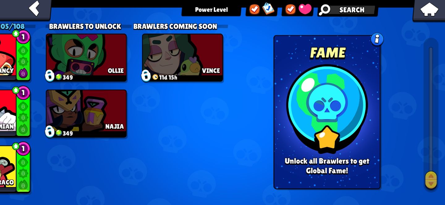 CONTA DE BRAWL STARS 29K! 239 SKINS