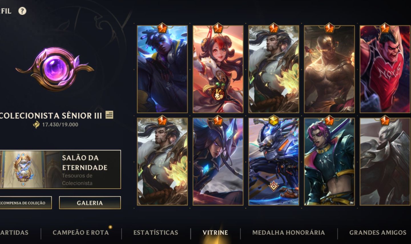 CONTA LOL | COLEÇÃO RARA | SKINS MÍTICAS | YONE | DARIUS | KAYN | SAMIRA