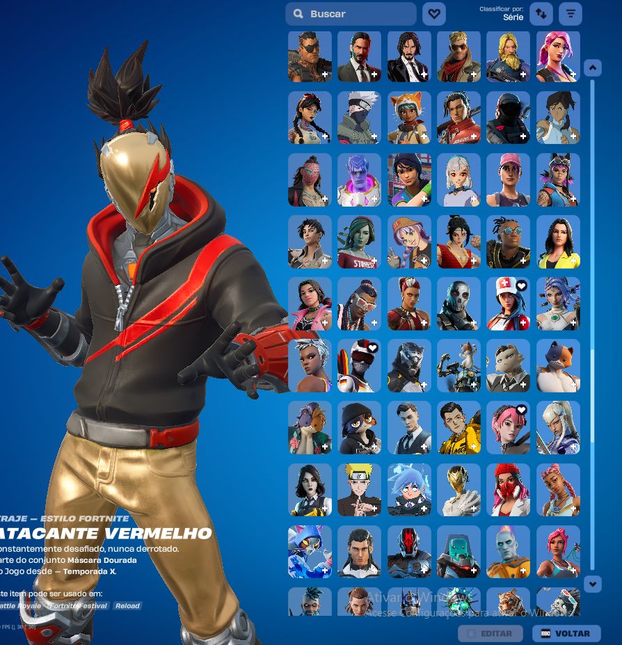 CONTA FORTNITE EXCLUSIVA | ITENS EXTREMAMENTE RAROS + STARTER PACKS ANTIGOS