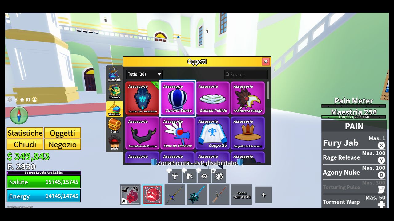 Conta de blox fruits com Magnet perm
