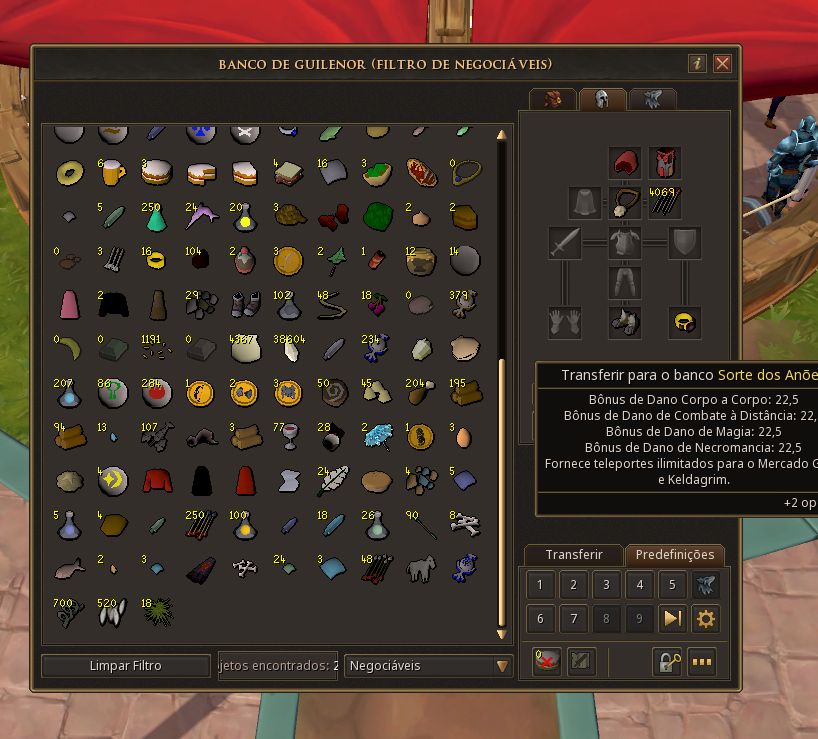 CONTA OSRS | 21 ANOS | QUEST CAPE | +500M EM ITENS + CONTA RS3