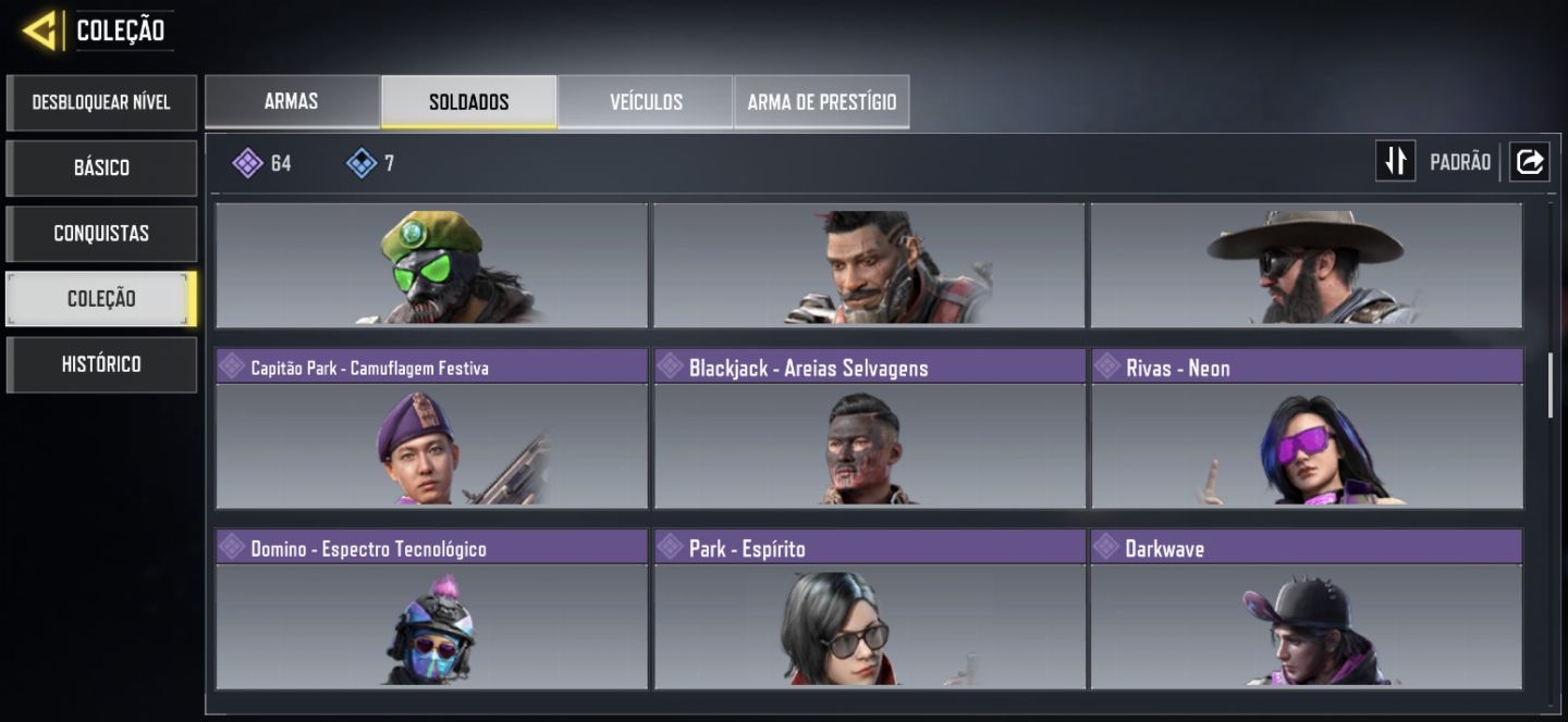 Conta Cod Mobile TOP