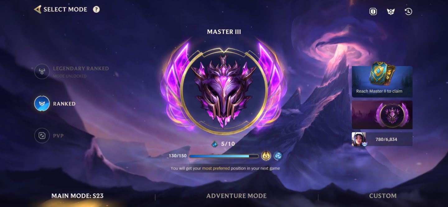 Conta Mestre com 60 Skins !