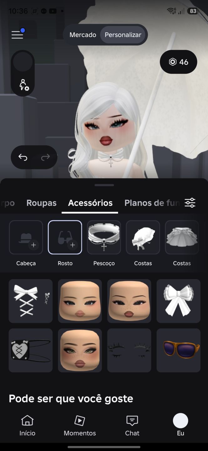 CONTA ROBLOX FEMININA +400 REAIS GASTOS | SKINS, ANIMAÇÕES, GESTOS E GAMEPASSES.