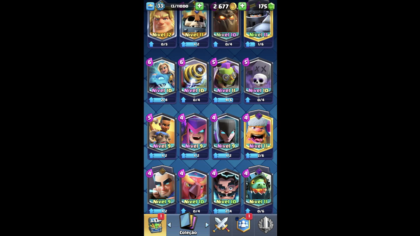 Conta de Clash Royale 6000+ troféus 5 anos de jogo !!