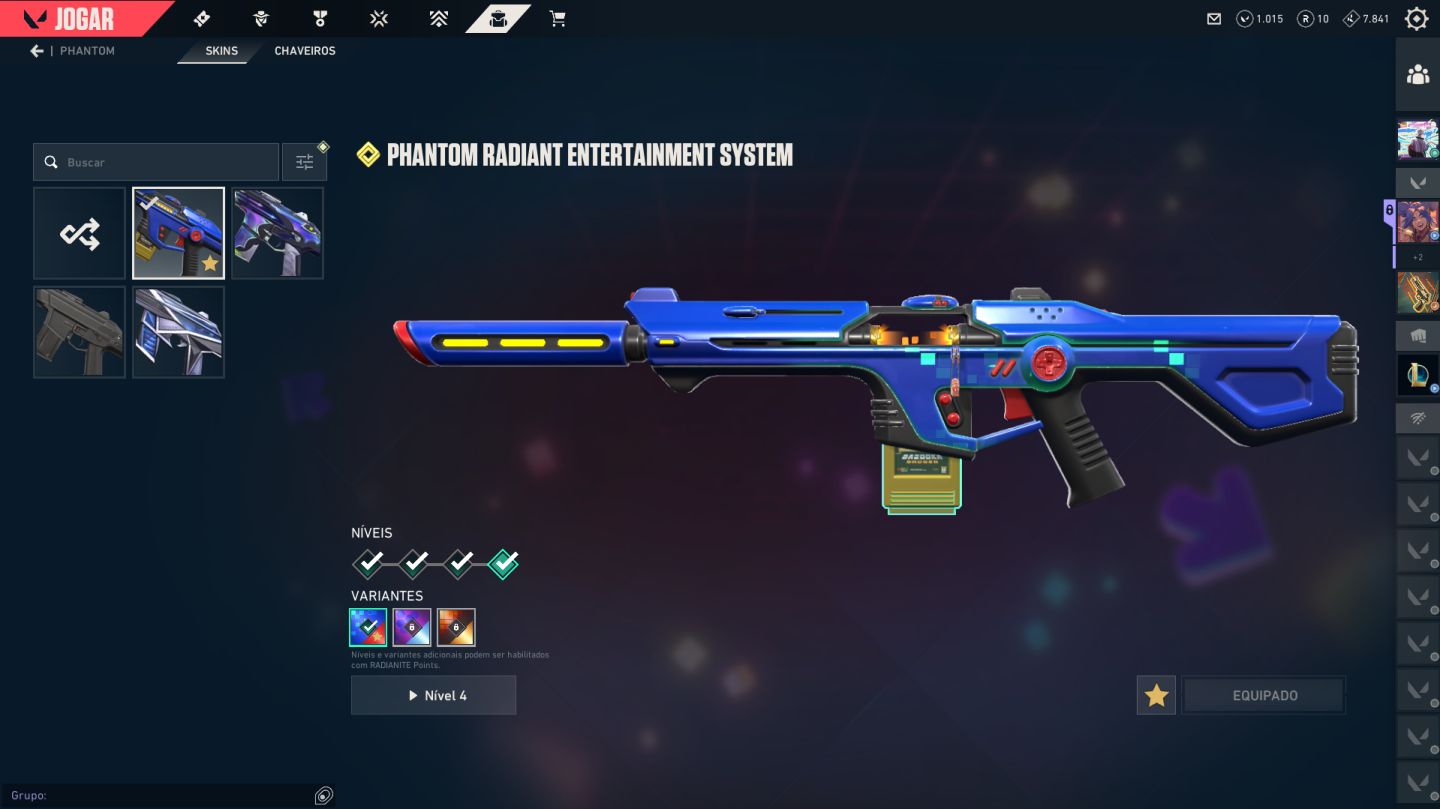 Conta Valorant - Muitas skins! 31 mil VPs gastos (1k+ reais)