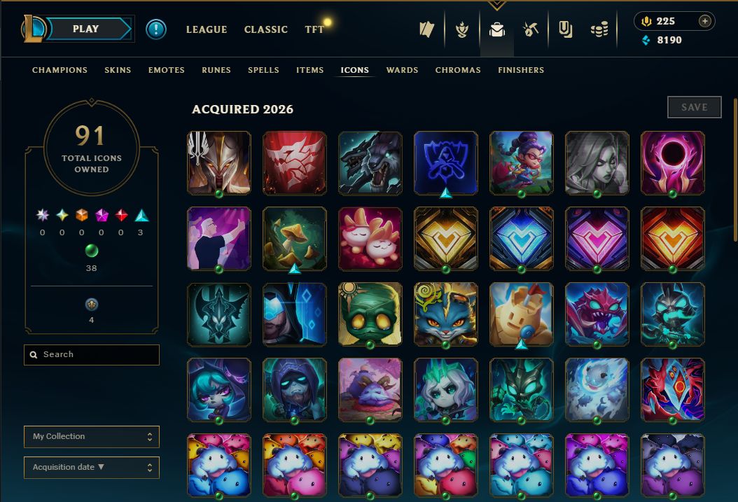 [Conta Smurf] Full Acesso - Esmeralda - 10 Skins - [Entrega automática]