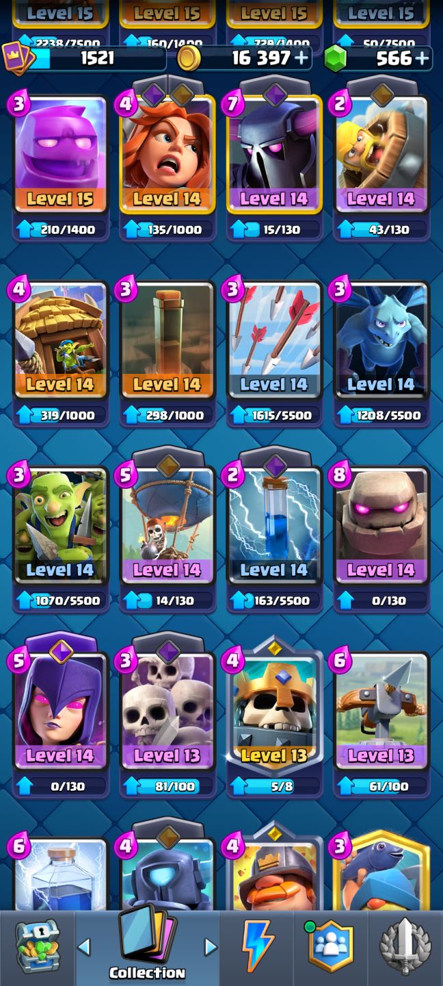 CONTA CLASH ROYALE | 13K TROFÉUS| DECK FULL 16