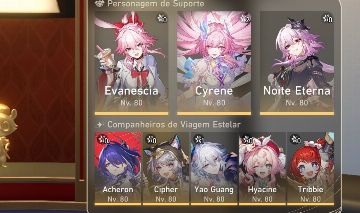 CYRENE E2S1 YAOGUANG E1 EVANESCIA CASTORICE TIME COMPLETO E MAIS! CONTA BOA TL70