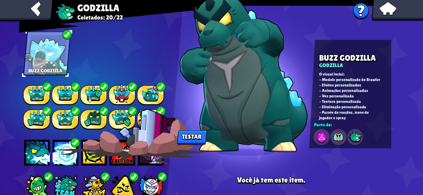Conta Muito Braba de Brawl Stars