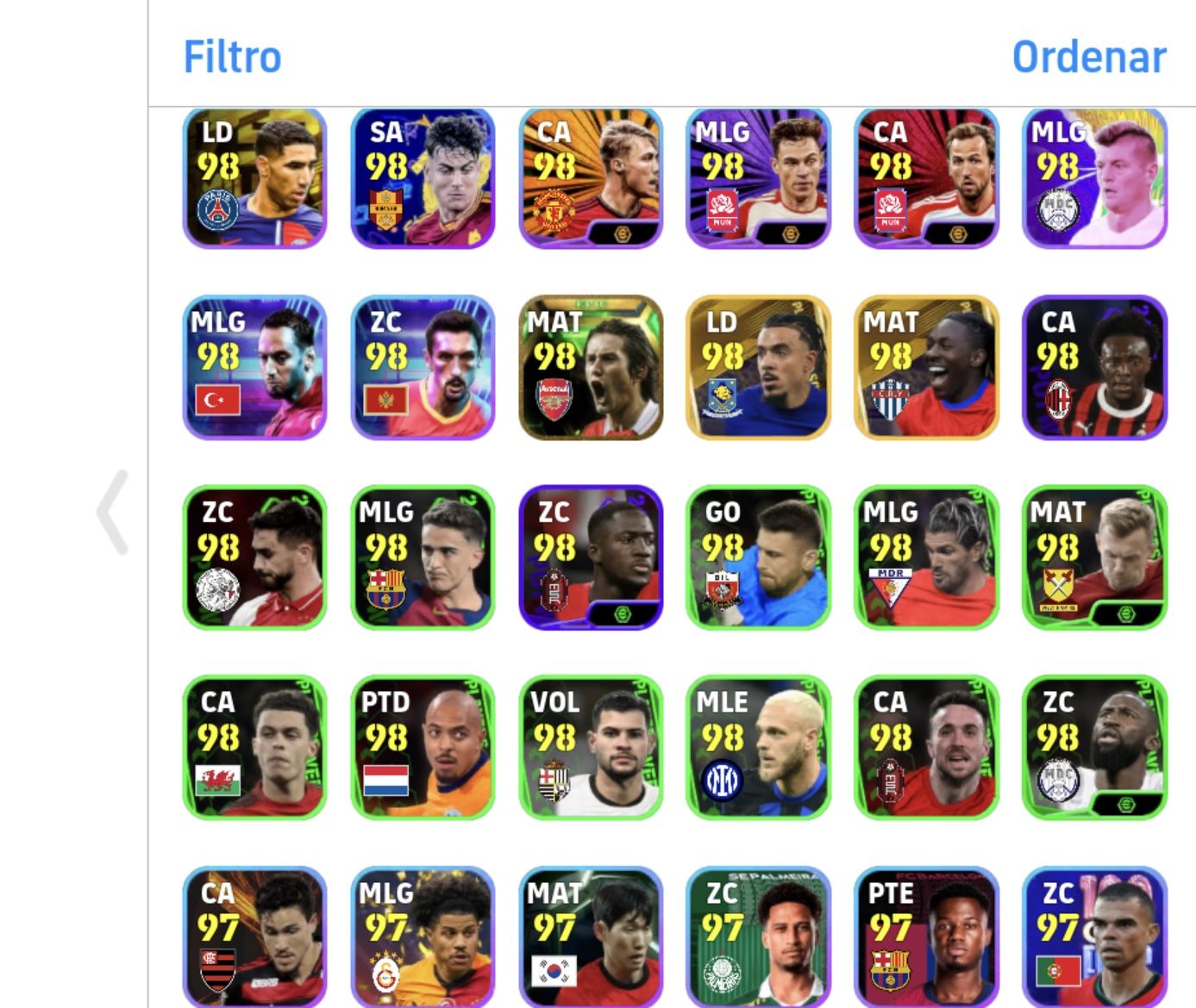 [iOS] EFOOTBALL 3203+ FORÇA COLETIVA |MESSI108|BRUXO104|KAHN 104|KONAMI ID LIVRE