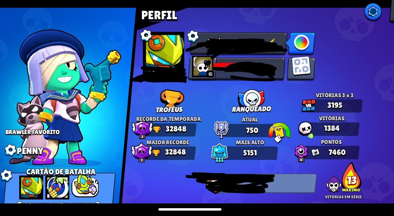 CONTA SUPER RARA BRAWL STARS 30K+ TROFÉUS