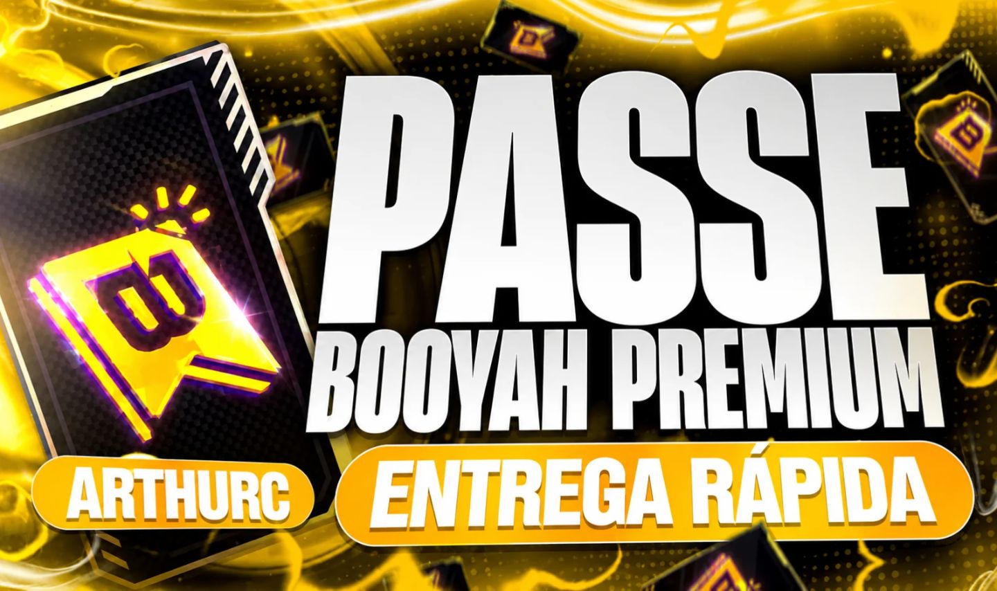 PASSE BOOYAH PREMIUM FREE FIRE GARENA | VIA ID, SEM ADICIONAR | ENTREGA RÁPIDA