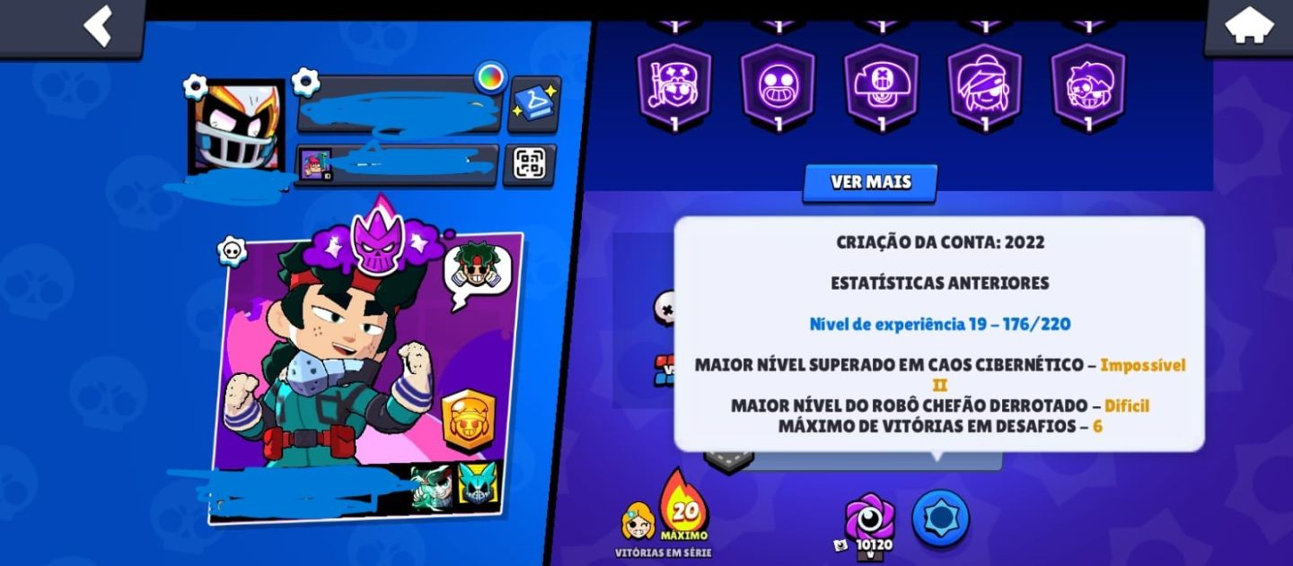 CONTA BRAWL STARS 32K+ TROFÉUS COLAÇÕES EXCLUSIVAS