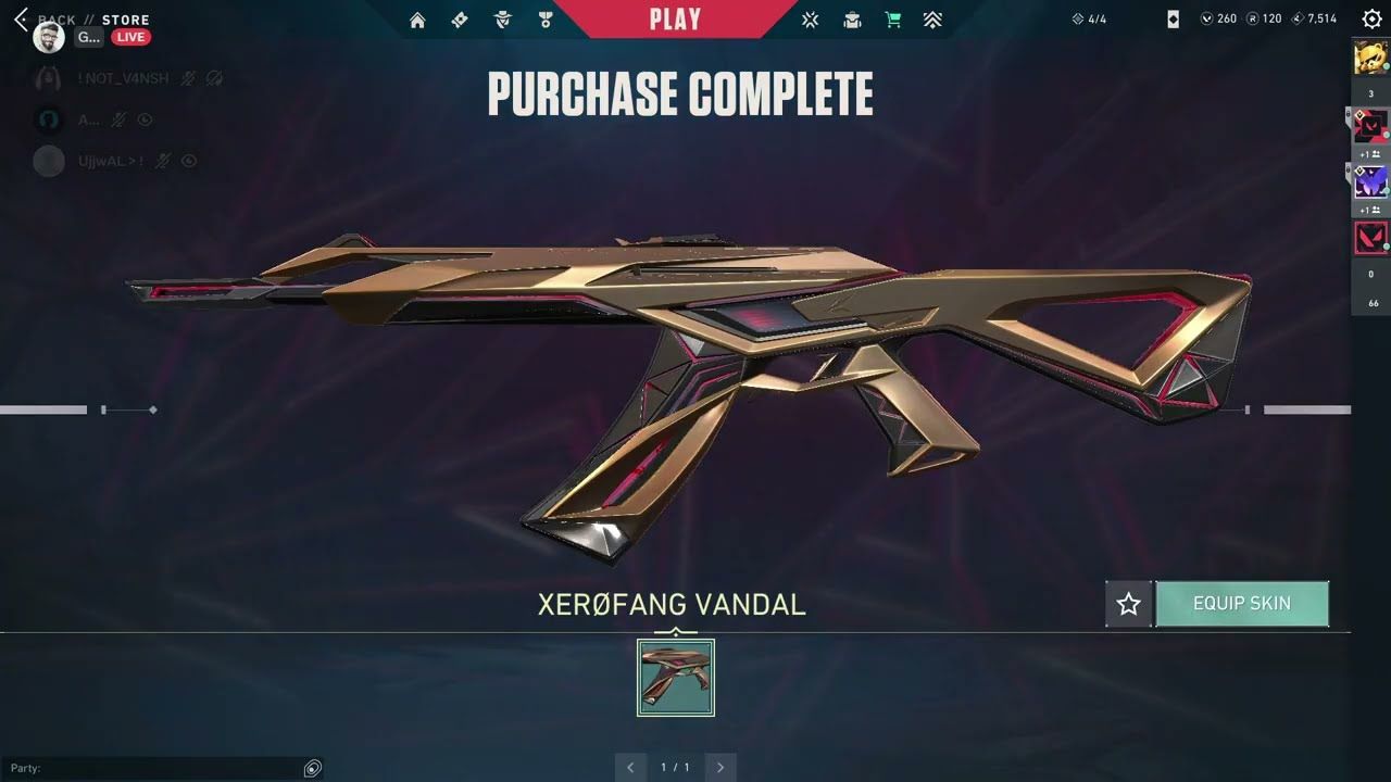 Conta antiga atualmente imortal de valorant com itens exclusivos. Lvl292, +skins
