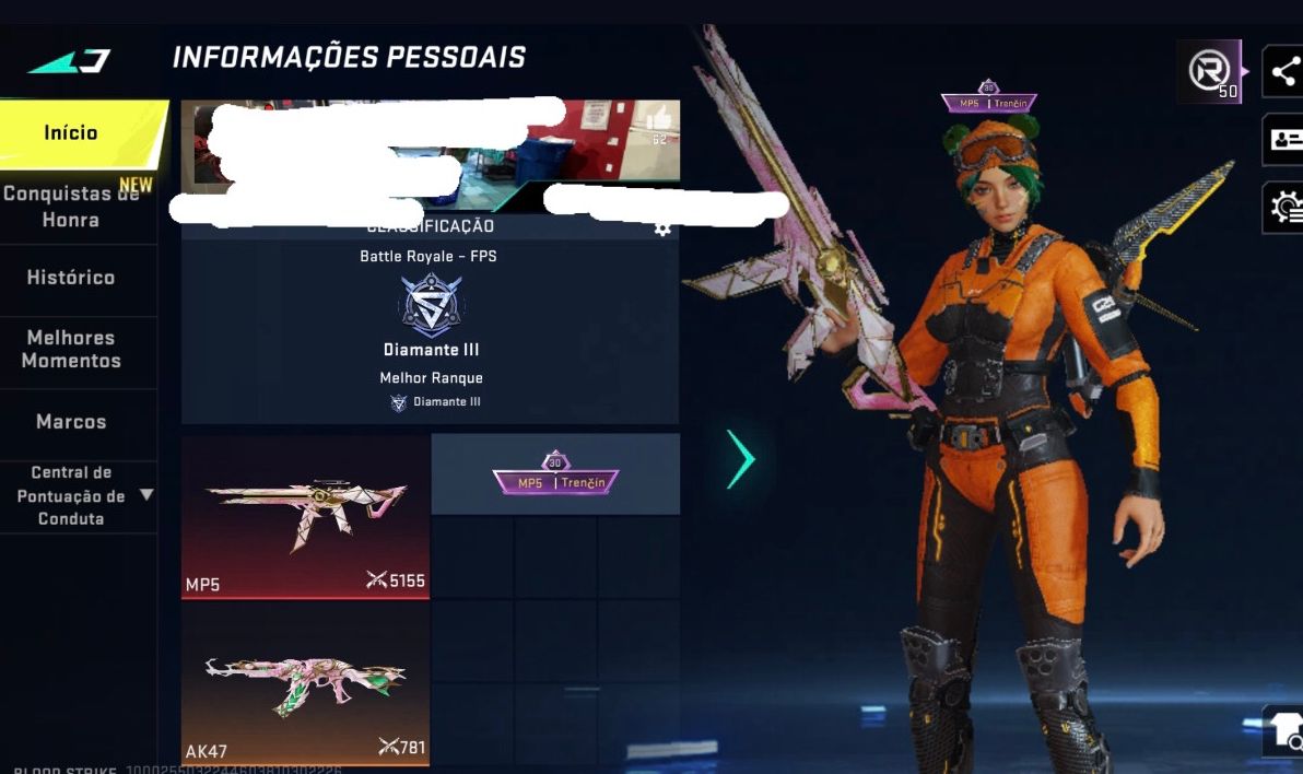 CONTA BLOOD STRIKE COM ARMA ETERNA PRA QUEM NAO QUER COMEÇAR DO ZERO