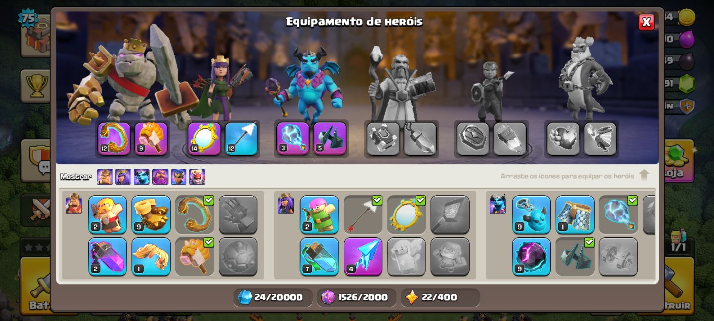 Cv 10 coc recém chegado