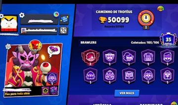 CONTA BRAWL STARS 50K