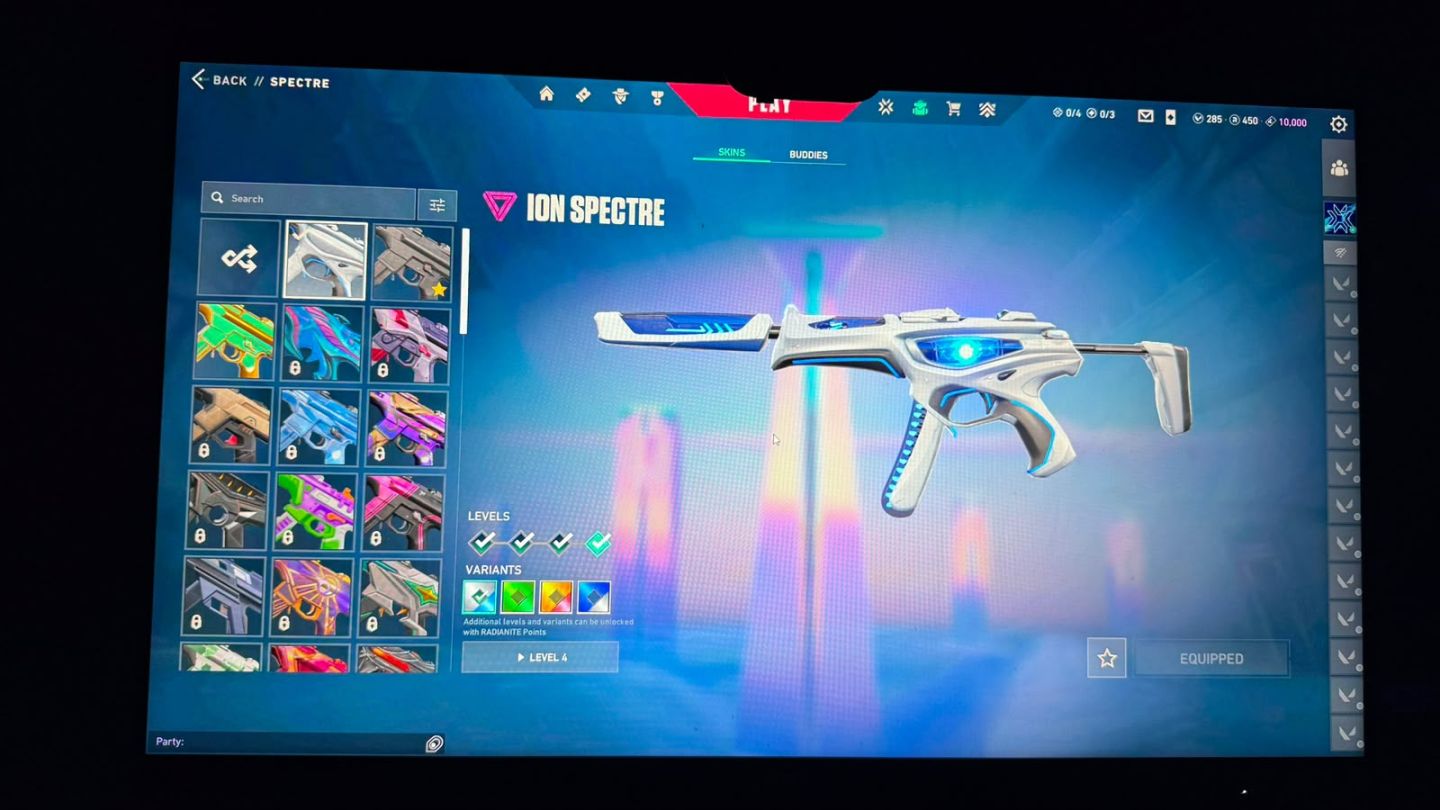 CONTA VALORANT À VENDA SKINS RARAS