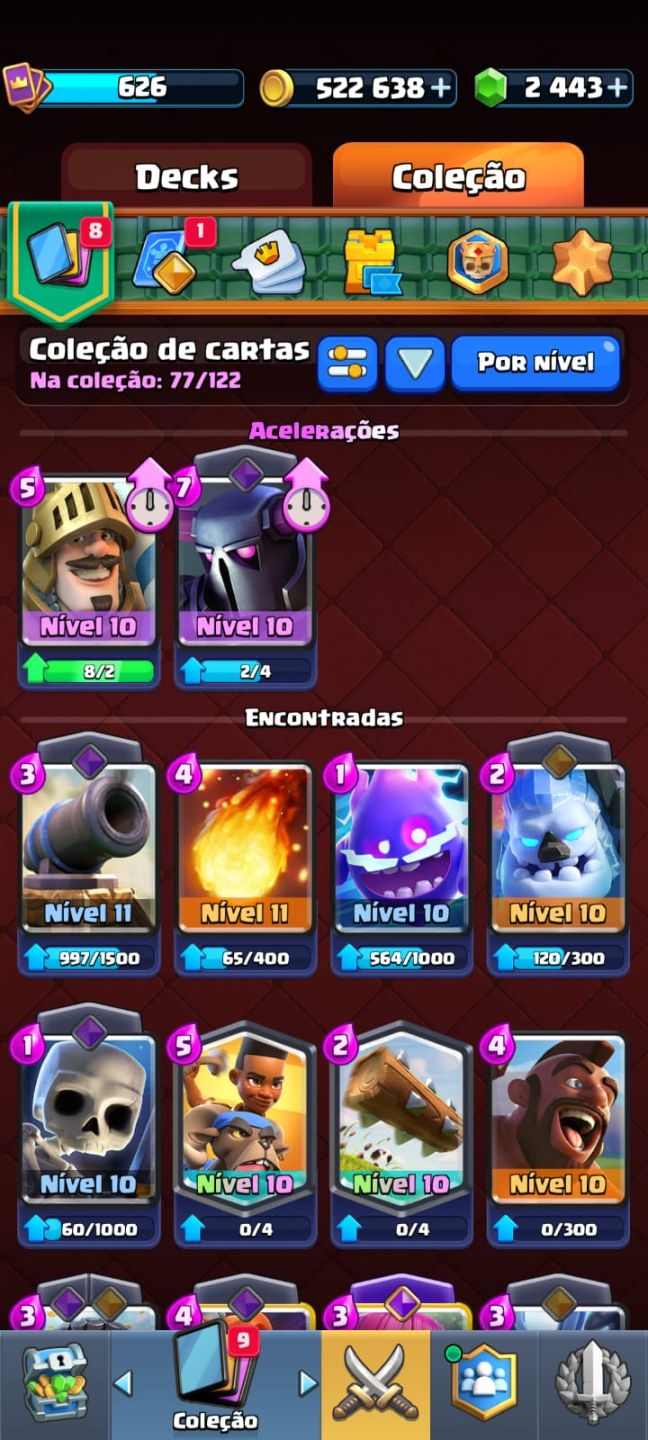 Conta Clash Royale 4071 Troféus Promoção