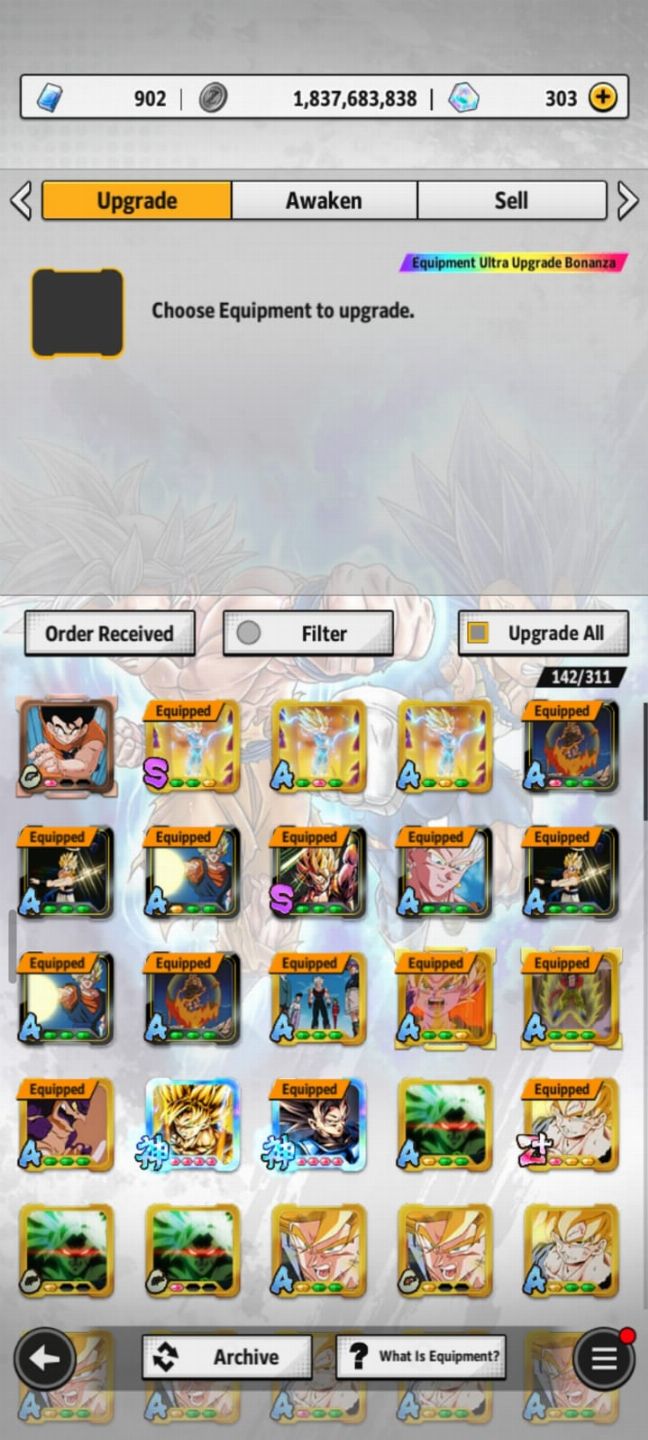 Conta DB legend top, gogeta blue ultra novo!!