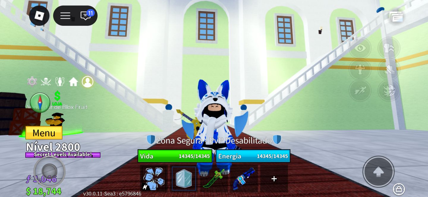 Conta de blox fruit