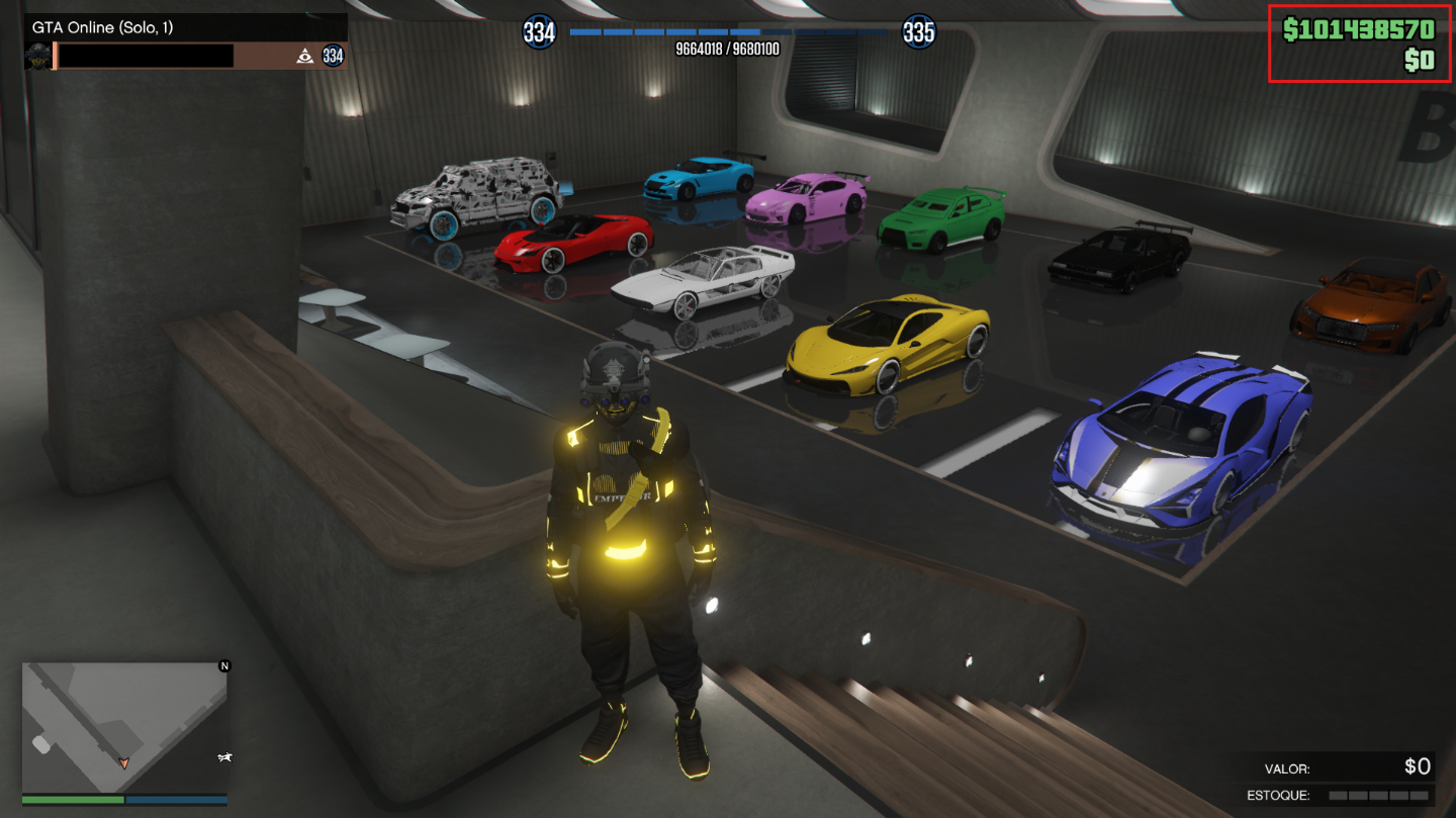 UP DE CONTA GTA 5 ENHANCED ONLINE (PC) + VEÍCULOS, + UNLOCK ALL