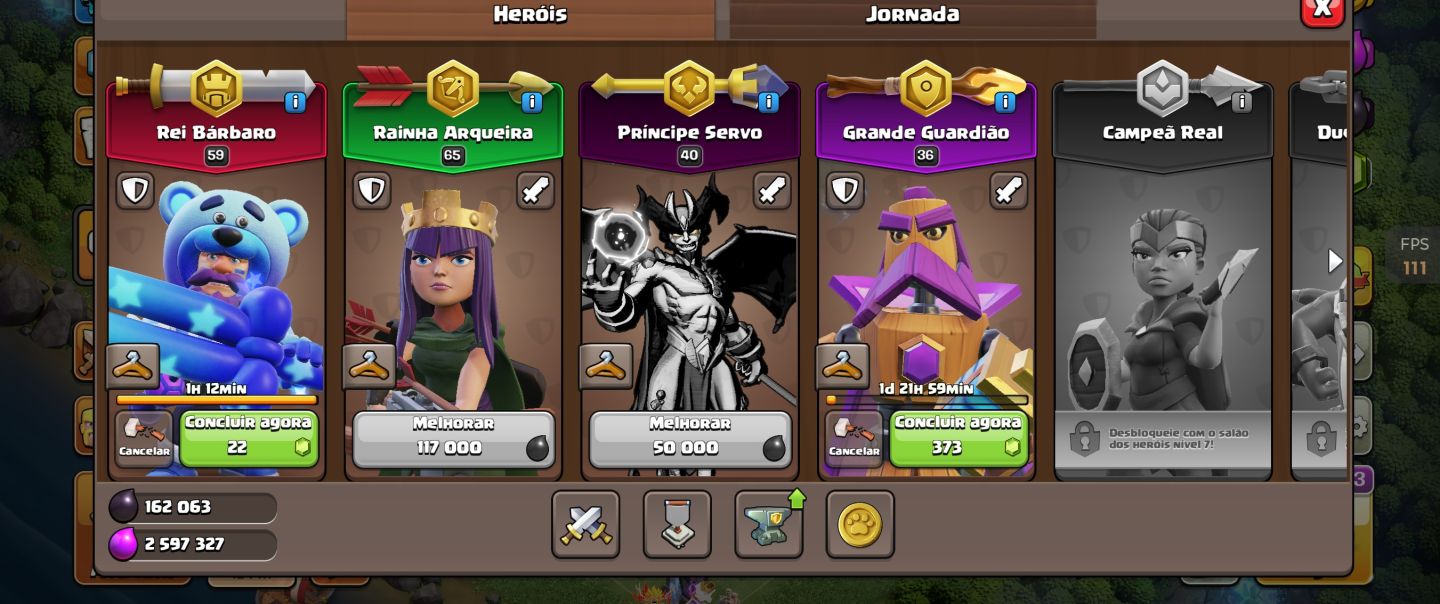 Estas 3 contas do Clash of clans (cv17, cv16 e CV12)