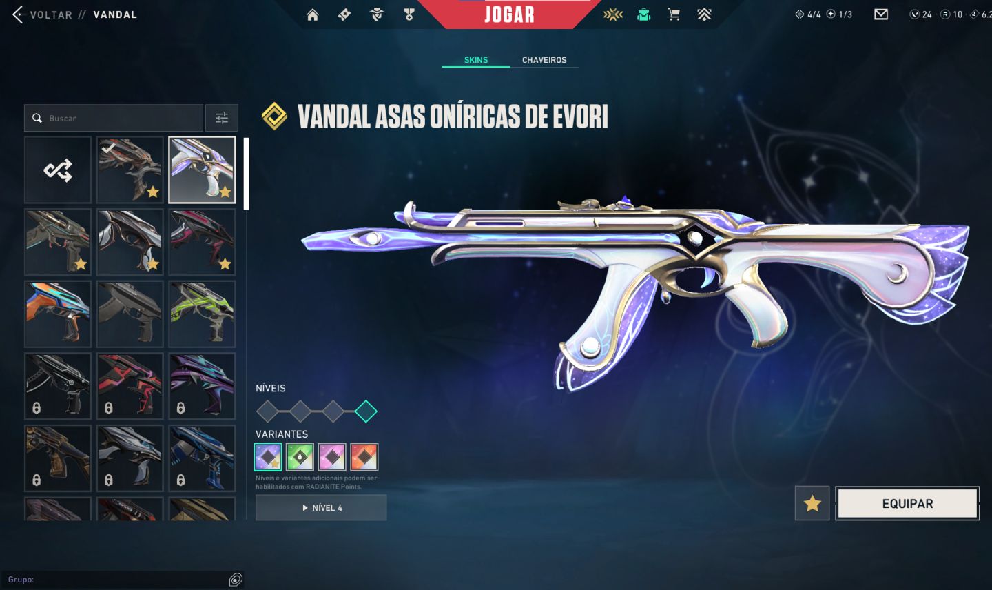 CONTA FULL ACESSO VALORANT + SKINS