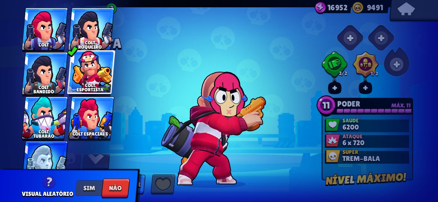 CONTA BRAWL STARS 25K TROFÉUS | 75 Brawlers