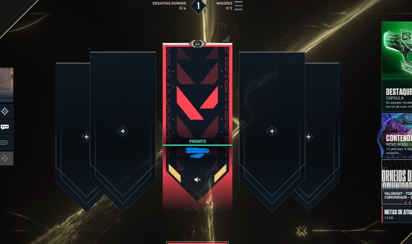 Conta valorant pronta pra rank