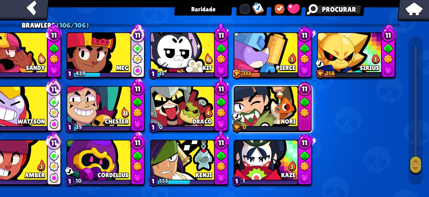 (PRA HOJE) CONTA DE BRAWL STARS FULL UPADA 93K JUNTO COM CONTA DO CLASH ROYALE