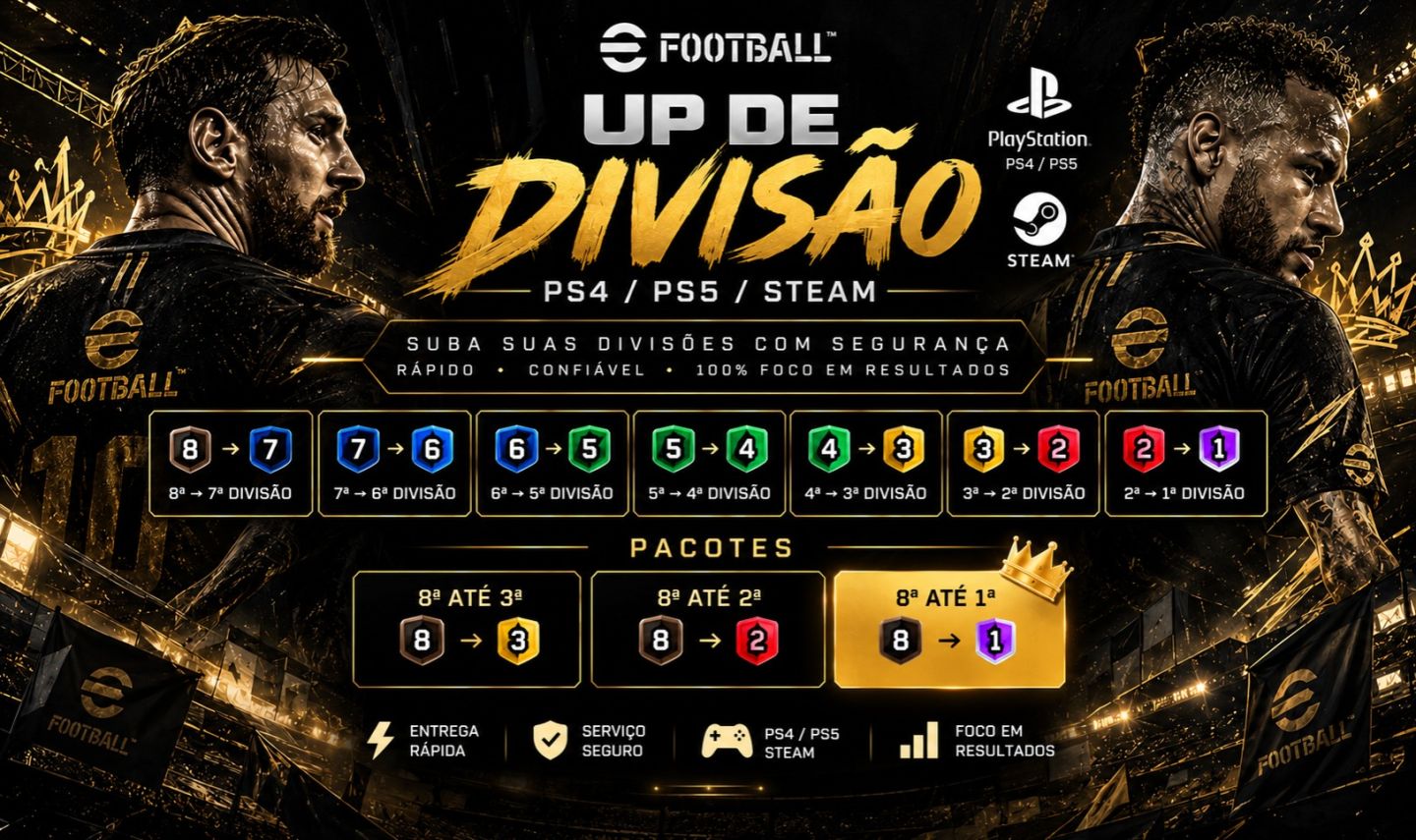 UP DE DIVISÃO eFootball (Steam / PlayStation)