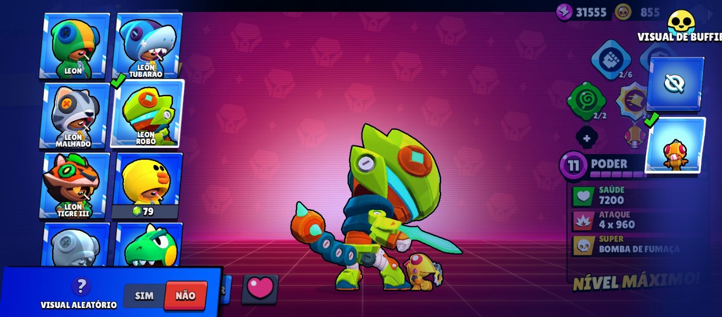 CONTA DE BRAWL STARS MUITOS BRAWLERS E COM MUITAS SKINS