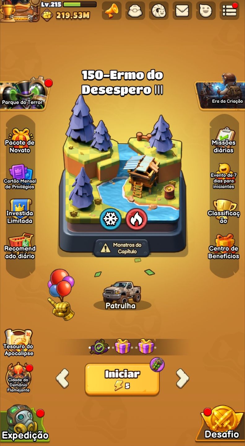 CONTA NO JOGO DUCK SURVIVAL 219 MILHÕES DE PODER!!!!