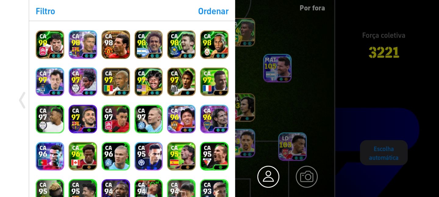 Conta eFootball FULL Braba do Romário Último Jogador Raiz e+++!!!