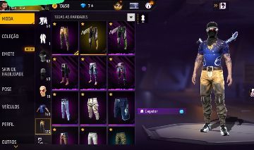CONTA FREEFIRE 2 ANGELICAIS E COELHAO