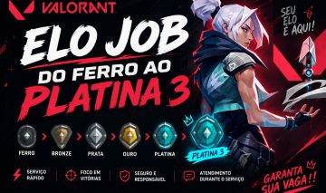 Elo job do ferro ao plat 3 no valorant
