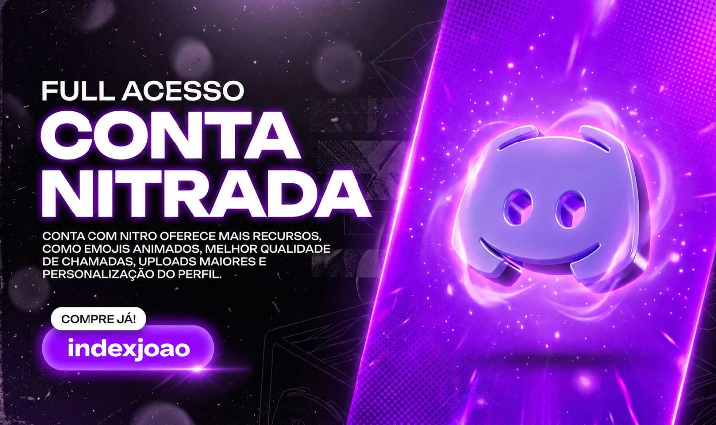 [Preço Baixo] Conta Nitrada Discord com Nitro + Entrega Rapida!!!