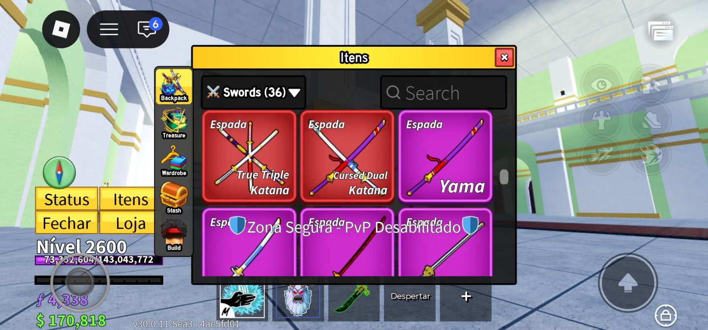 Conta blox fruits Gemada