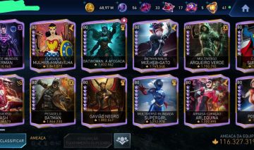 Conta Injustice 2 mobile 116 milhões de ameaça