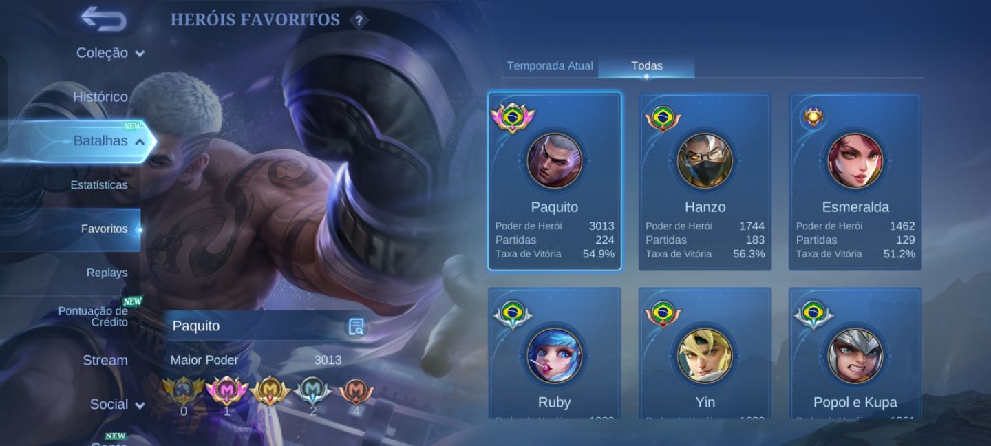 Mobile legend, conta mbl a venda!