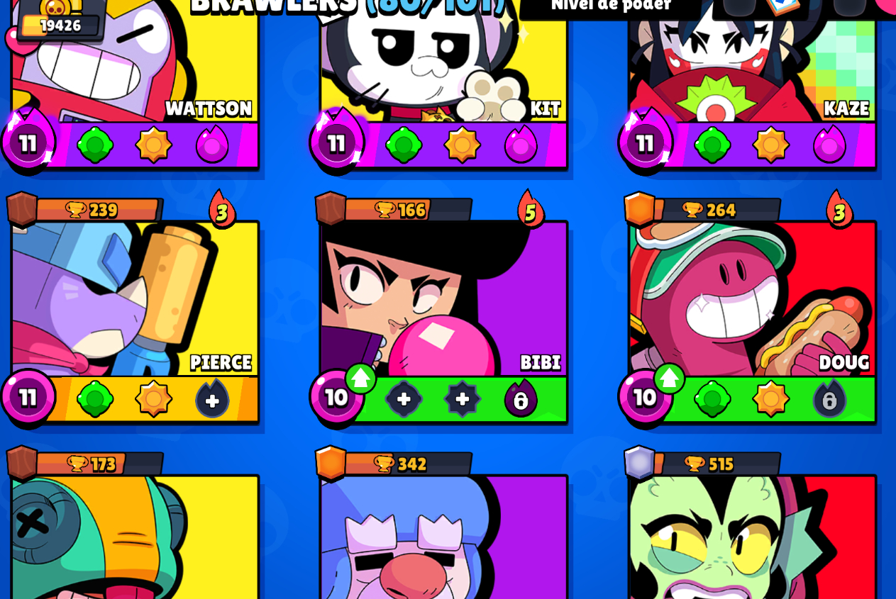 Conta Brawl Stars 19k kaze
