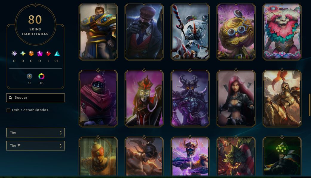 CONTA LOL - LV 95 - 80 SKINS - ESMERALDA 4