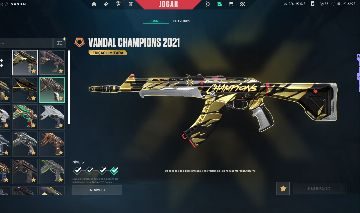 CONTA VALORANT FULL ACESSO / CHAMPIONS BUNDLE 21, 22 E 23/ARCANE/LEQUE FLAM.