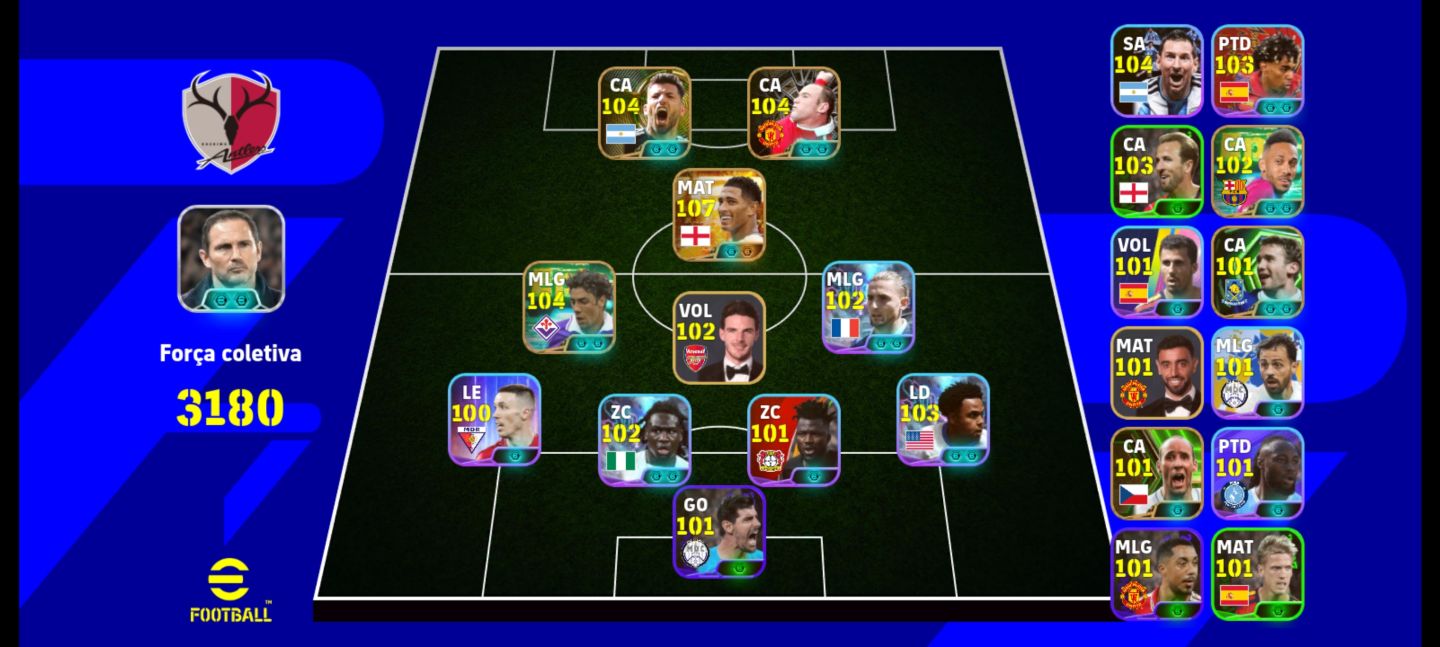 Conta Efootball Completa com 3180 de Força - Bellingham big time | Rui costa |