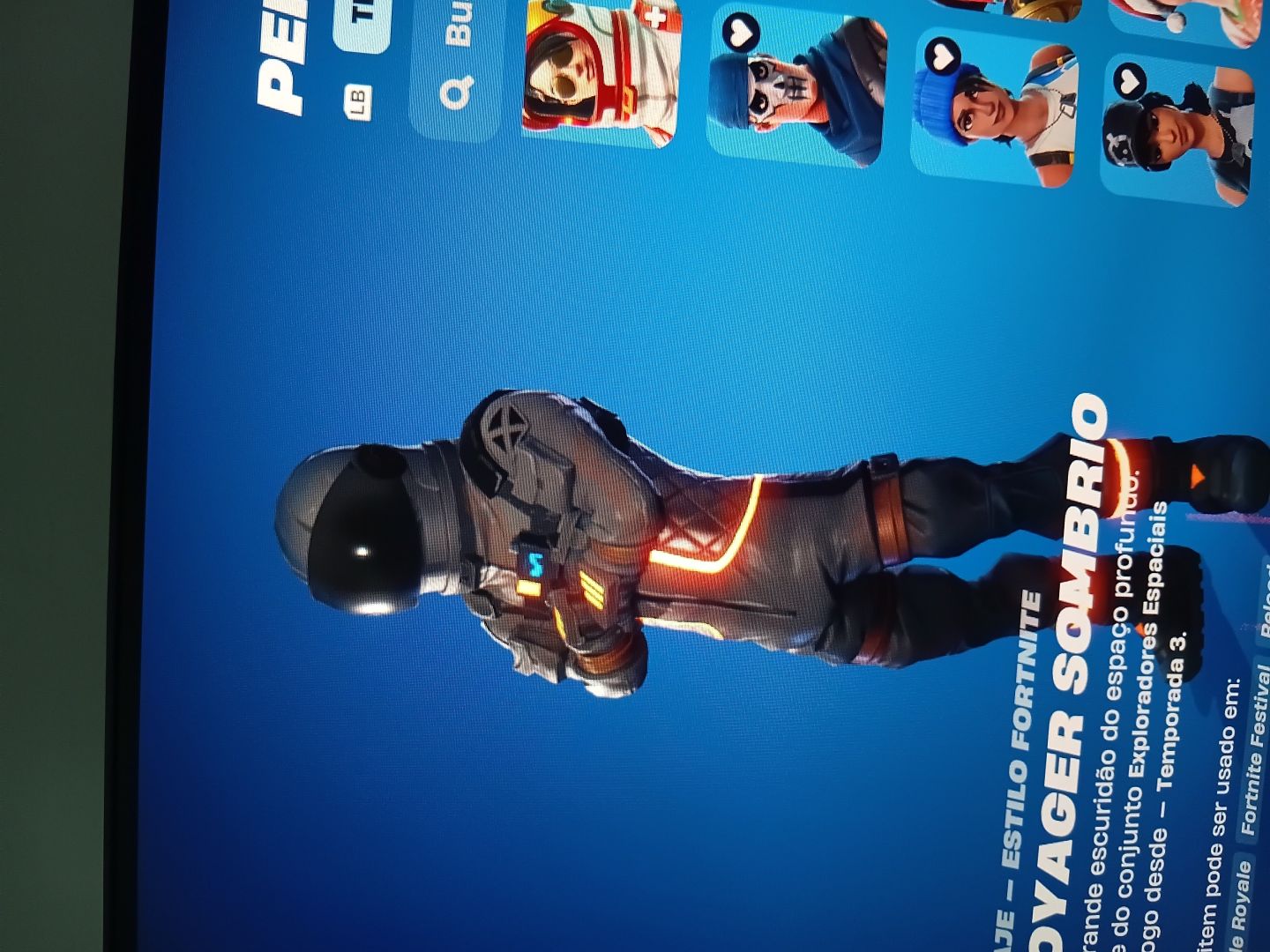 Conta Fortnite Rara com Cavaleiro negro season 2