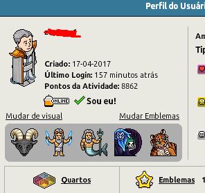 Conta Habbo hotel - Varios Mobis e visuais raros
