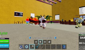 Conta Blox Fruits cheia de coisas