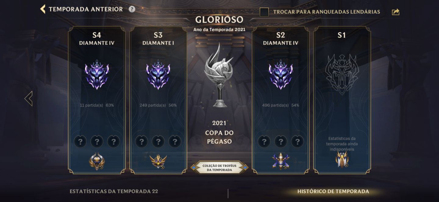 Conta antiga com vários itens e ícones! Rankeds gm em quase tudo, 1 challenger